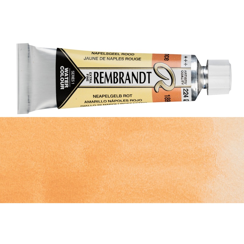 Rembrandt Watercolor, 10 mL, #224 Naples Yellow Reddish