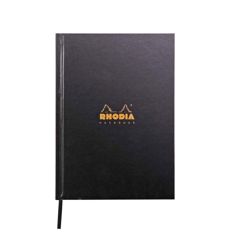 Rhodiactive Hardcover Black Notebook – A5, Ruled