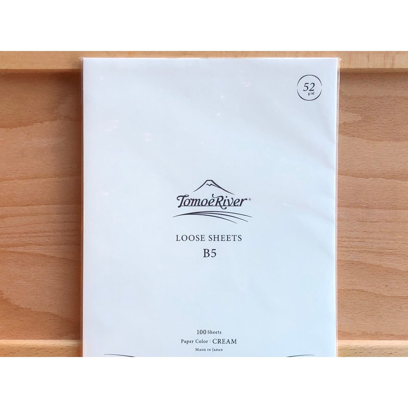 Tomoe River Loose Leaf Paper – Cream – B5 – Blank