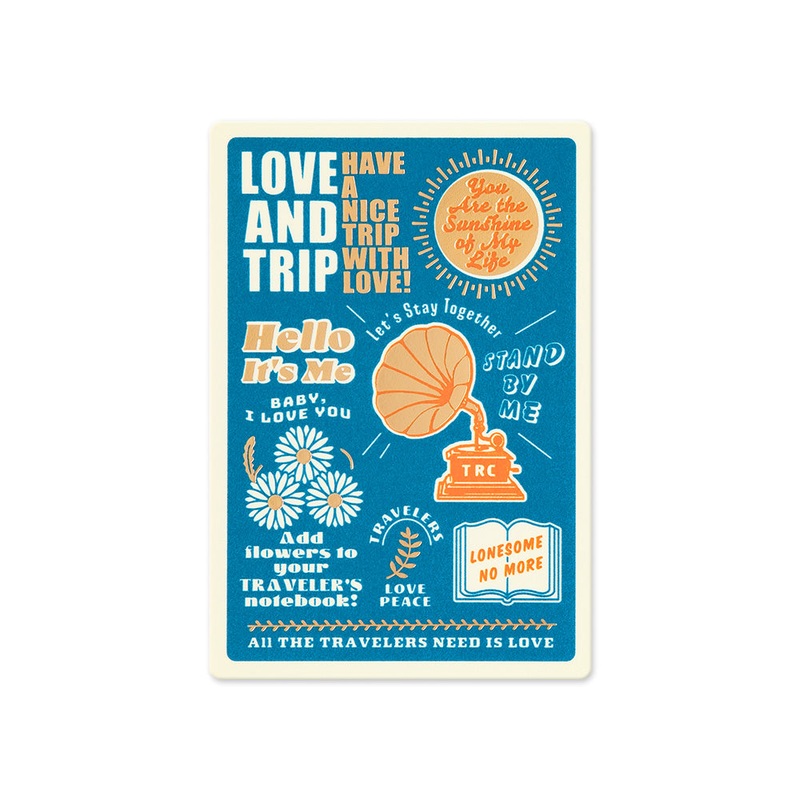 Traveler’s Notebook 2025 Plastic Sheet, Passport Size