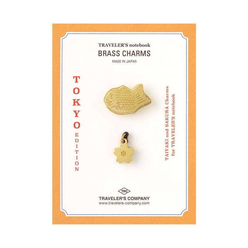 Traveler’s Notebook Brass Charm, Tokyo Limited Edition [April Shipment]