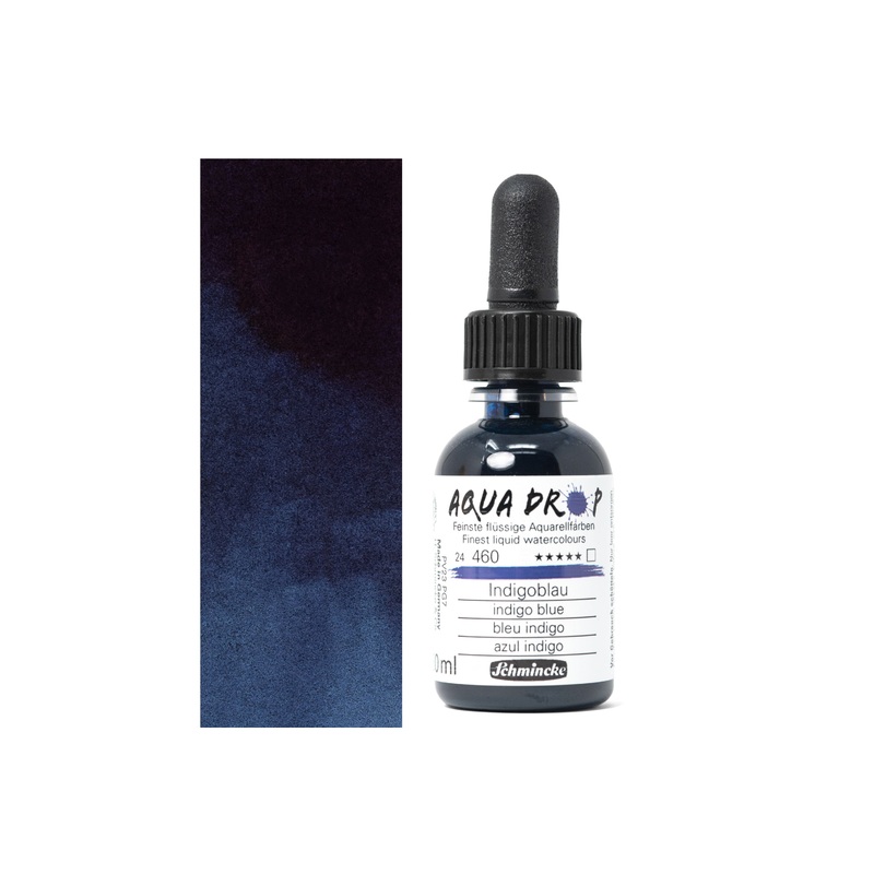 Aqua Drop Liquid Watercolors, #460 Indigo Blue