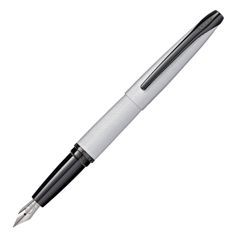 Cross ATX Fountain Pen – Brushed Chrome Fine