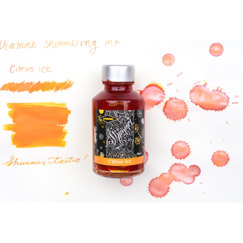 Diamine Shimmer Ink – Citrus Ice – 50mL