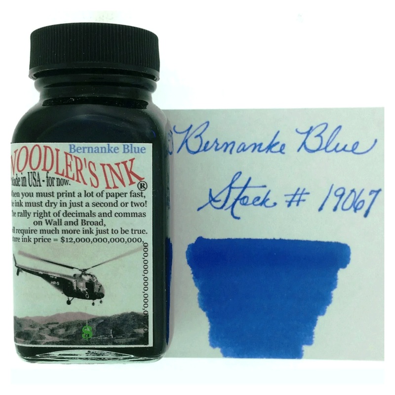NOODLER’S, Ink Bottle – BERNANKE BLUE (88mL).