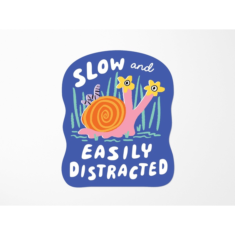Slow Snail Vinyl Sticker