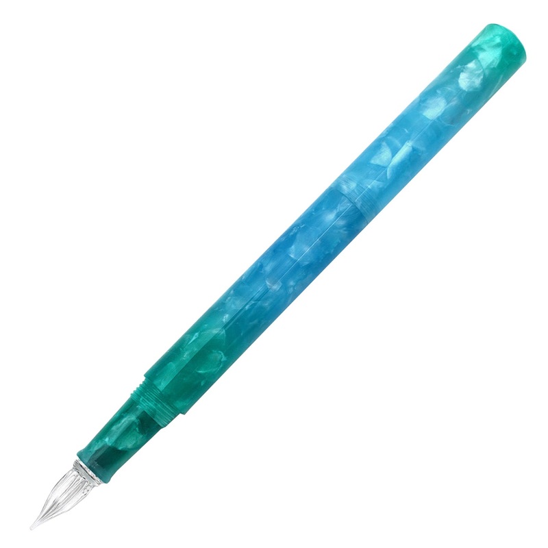 Teranishi Guitar Large Glass Pen with Cap – Jelly Blue