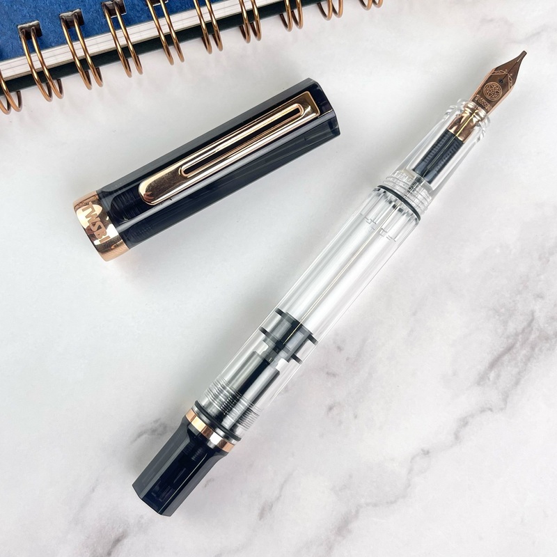 TWSBI Eco Fountain Pen – Smoke w/ Rose Gold Extra Fine