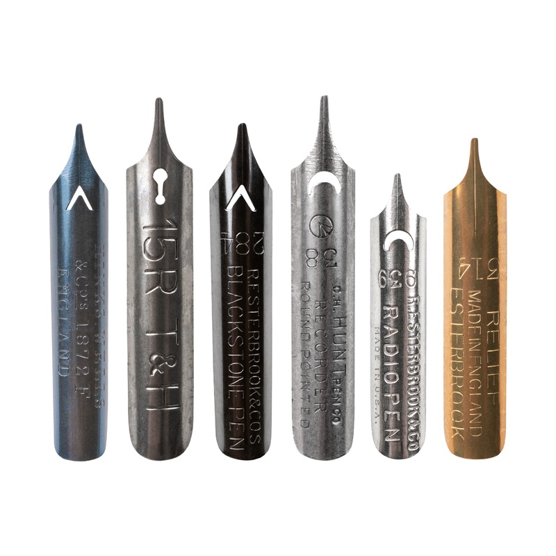 Vintage Stub Pens, Set of 6