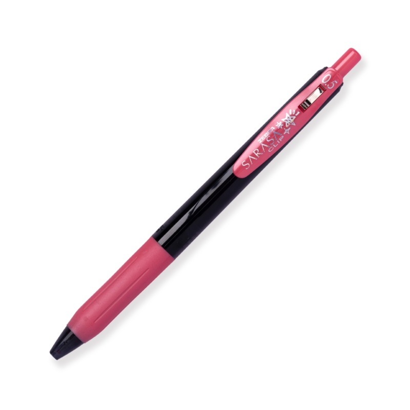 Zebra Sarasa Deco Shine Metallic Pen – 0.5mm –  Shiny Red