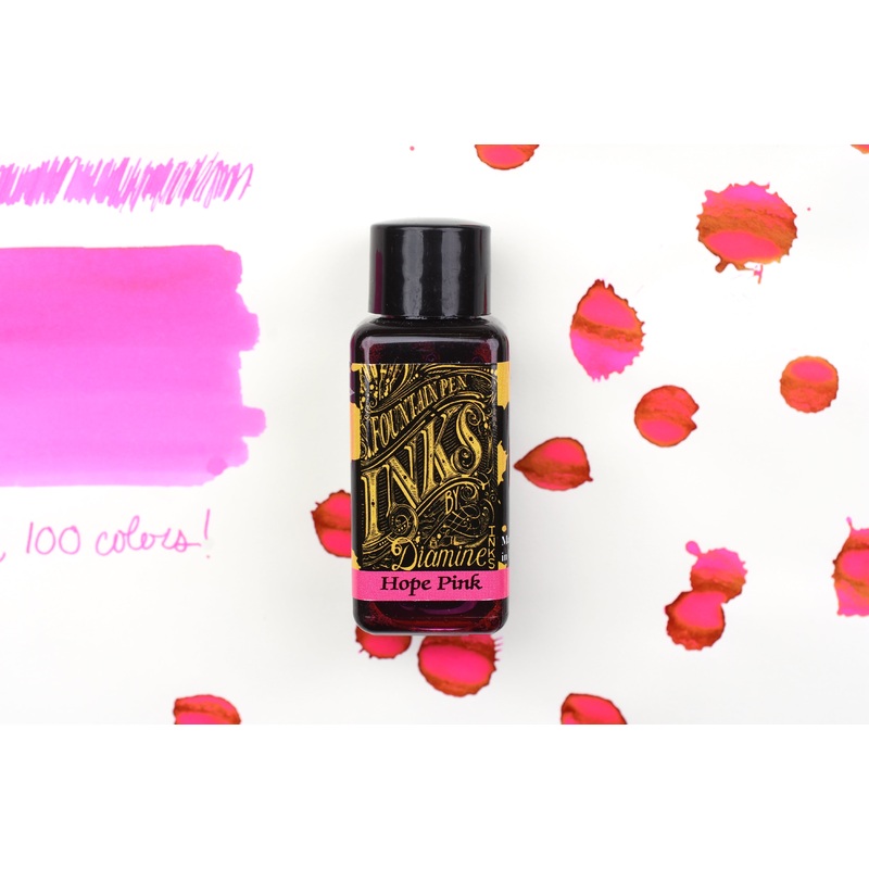 Diamine Fountain Pen Ink – Hope Pink – 30mL