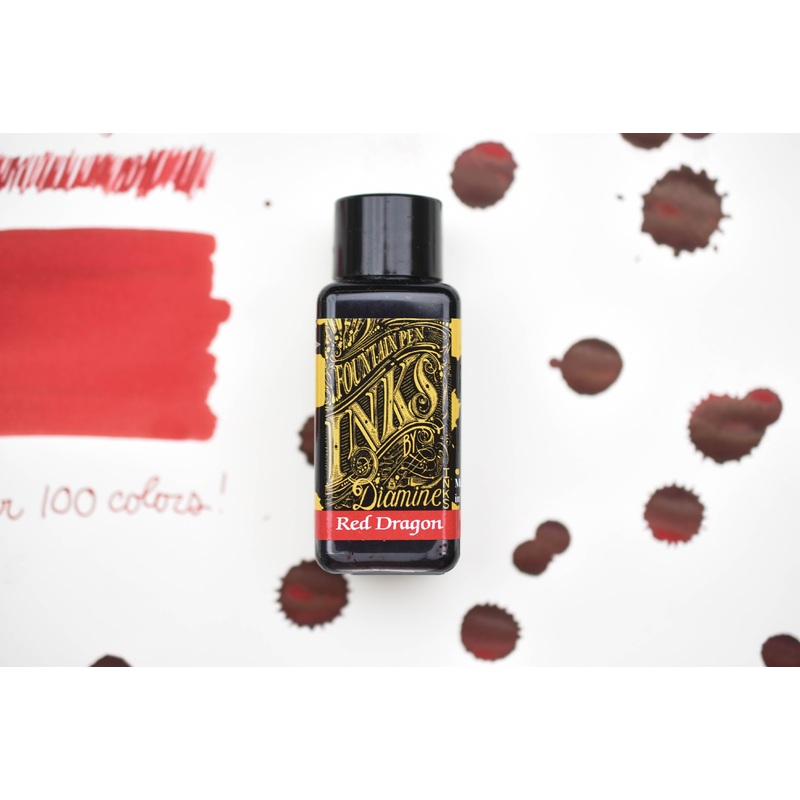 Diamine Fountain Pen Ink – Red Dragon – 30mL