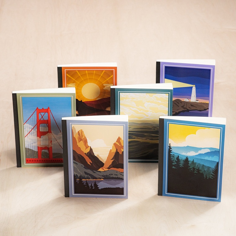 Itoya Oasis A5 National Parks Notebook Boston Harbor