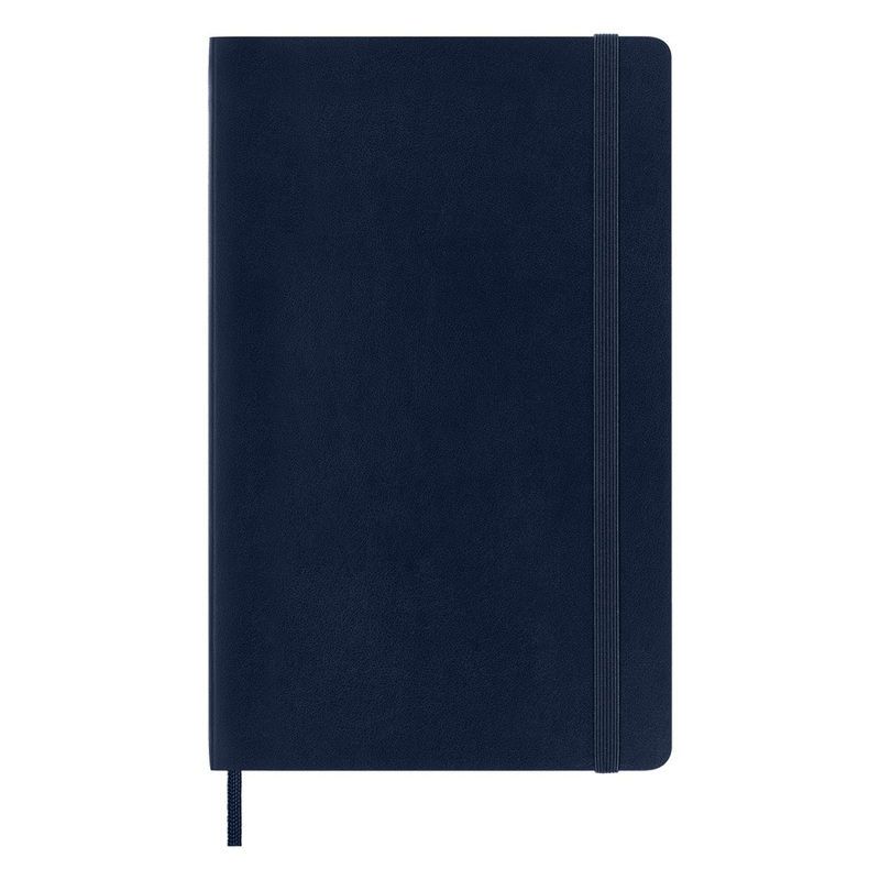 Moleskine Classic Soft Cover Navy Blue Notebook – A5, Ruled