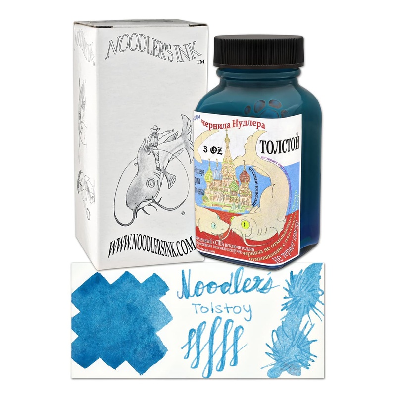 Noodler’s Russian Series Bottled Fountain Pen Ink in Tolstoy (Blue) – 3oz Bottle