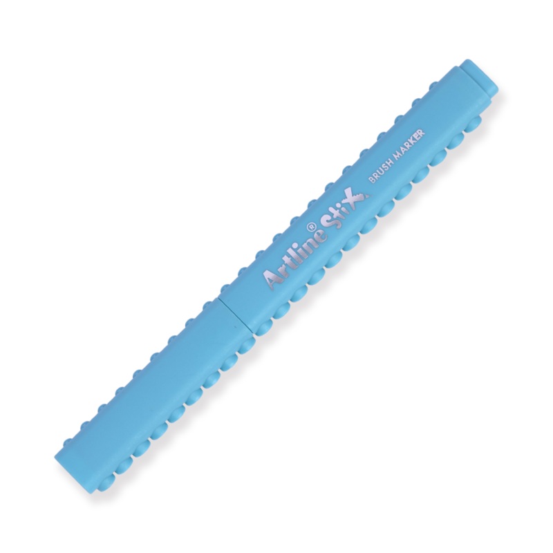 Shachihata Artline Stix Brush Marker – Light Blue