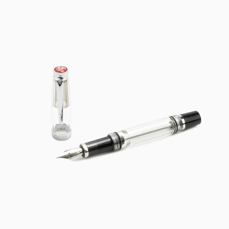 TWSBI Vac Mini Fountain Pen – Smoke, 1.1mm Stub Nib