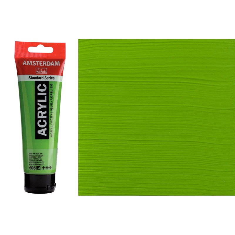Amsterdam Standard Acrylic Colors, 120 mL, Brilliant Green