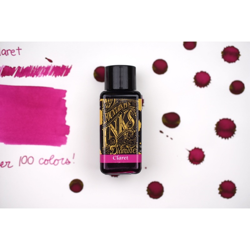 Diamine Fountain Pen Ink – Claret – 30mL