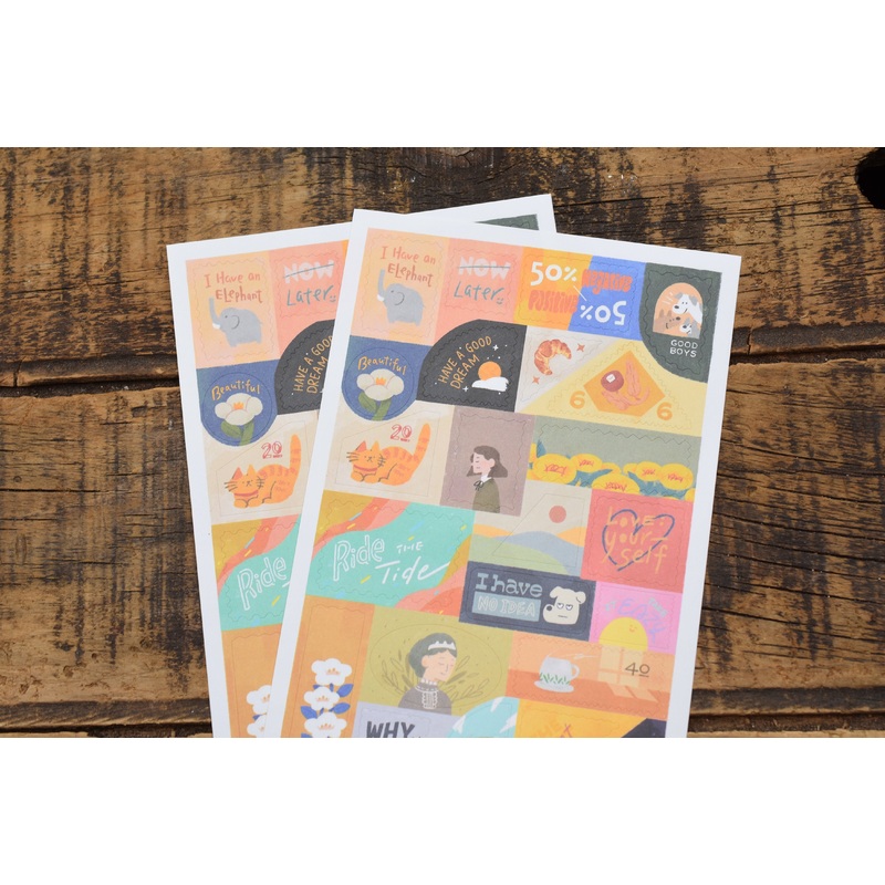 OURS x Koopa Those Little Thoughts Stickers