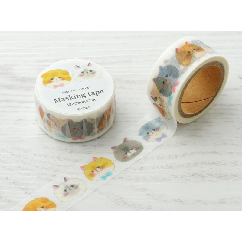 Papier Platz x YOKO – Cat Face Masking Tape