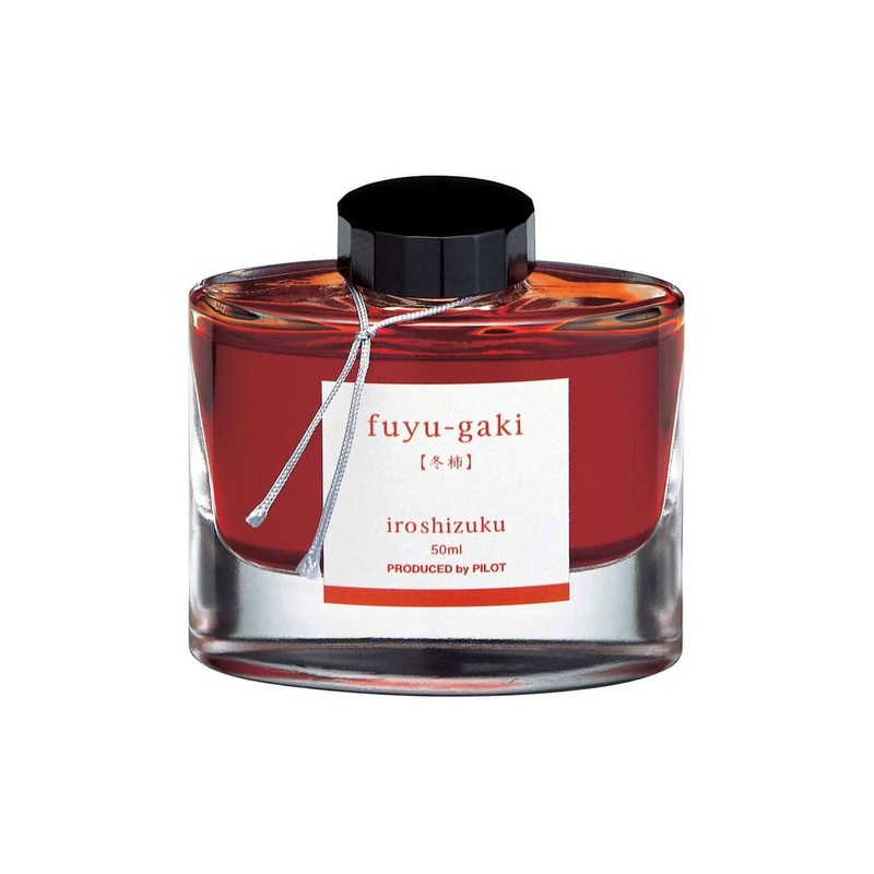 Pilot Iroshizuku Ink Bottle, Fuyu Gaki (Orange Red) – 50ml