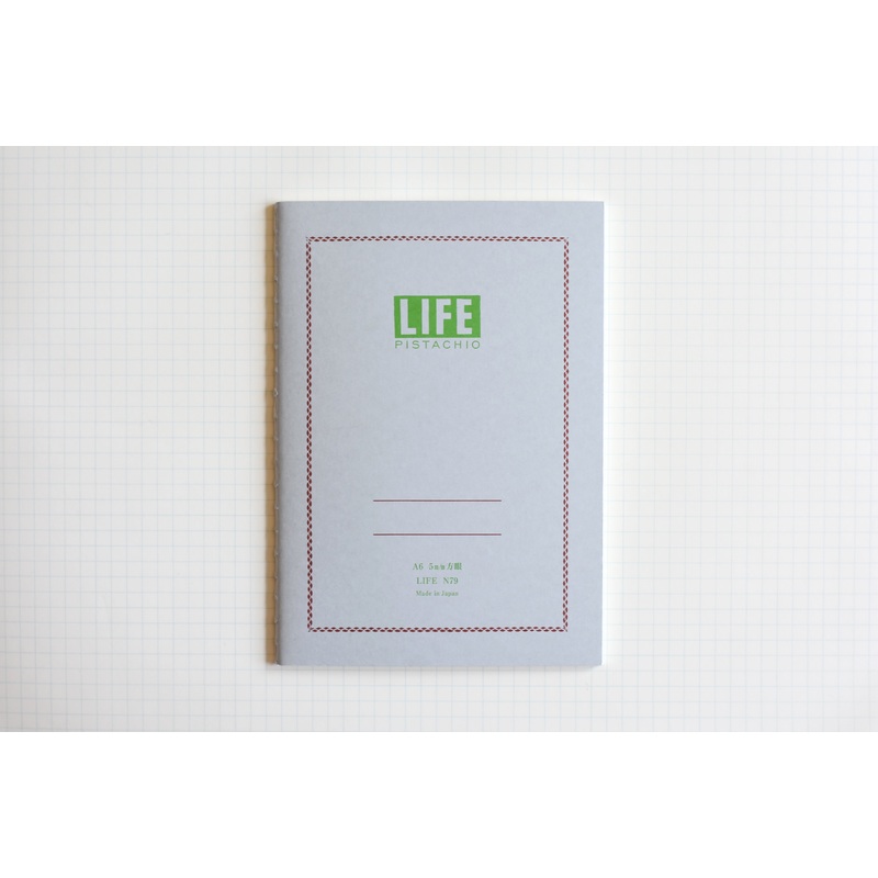 Pistachio Notebook – A6 – Grid