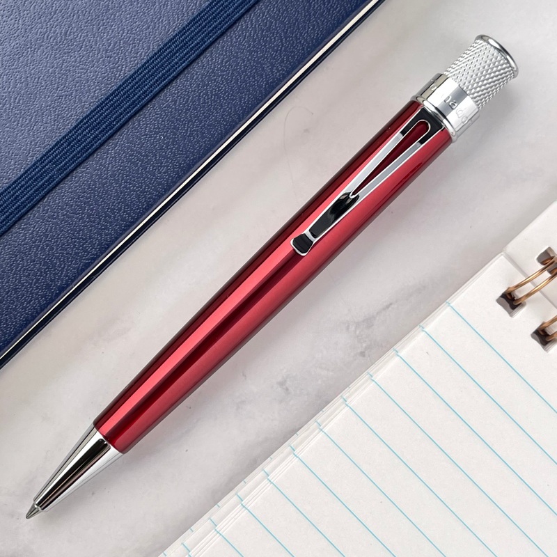 Retro 51 Tornado Classic Lacquer Rollerball Pen – Red