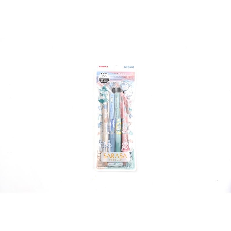 SARASA Clip x Moomin – 0.5mm – Set of 4 – Limited Edition