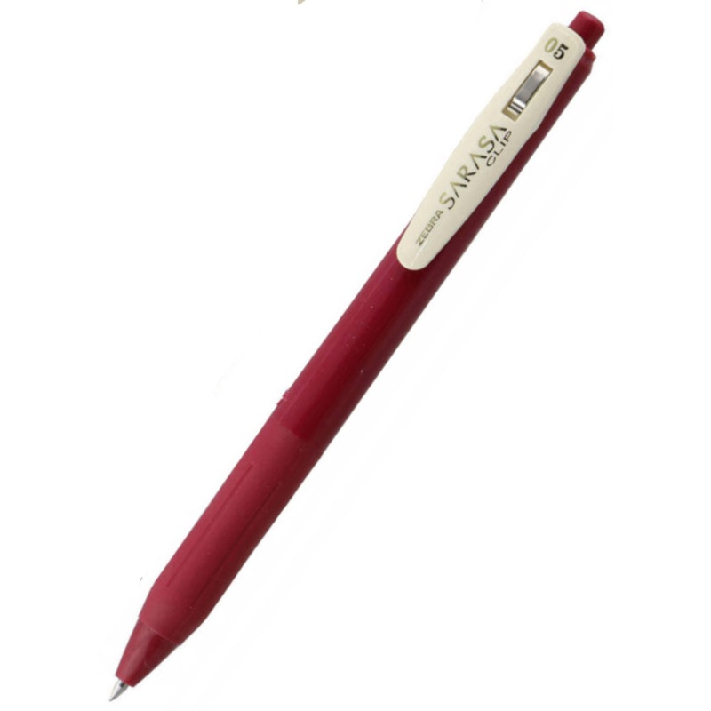 Zebra Sarasa Clip Gel Vintage Rollerball Pen – Cassis Black