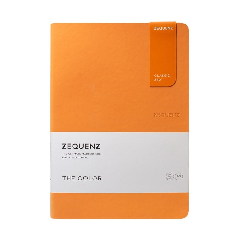 ZEQUENZ, NoteBook – THE COLOR Lite Professional Note APRICOT. Ruled A5