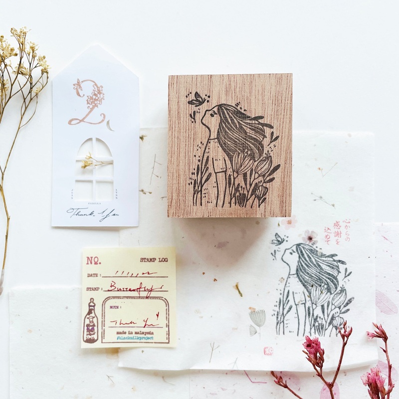 Black Milk Project Original Rubber Stamp – Butterfly