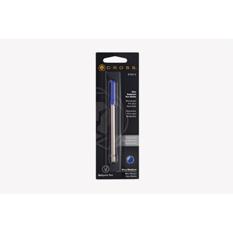 CROSS 8783 Slim Ballpoint Refill – Blue M