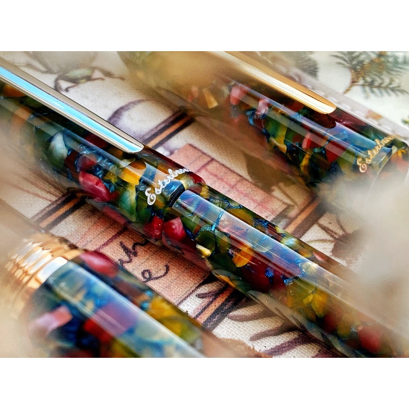 Esterbrook Estie Botanical Gardens Gold Trim Rollerball