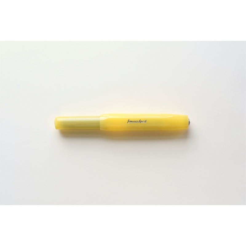 Kaweco FROSTED Sport Fountain Pen – Banana Extra Fine