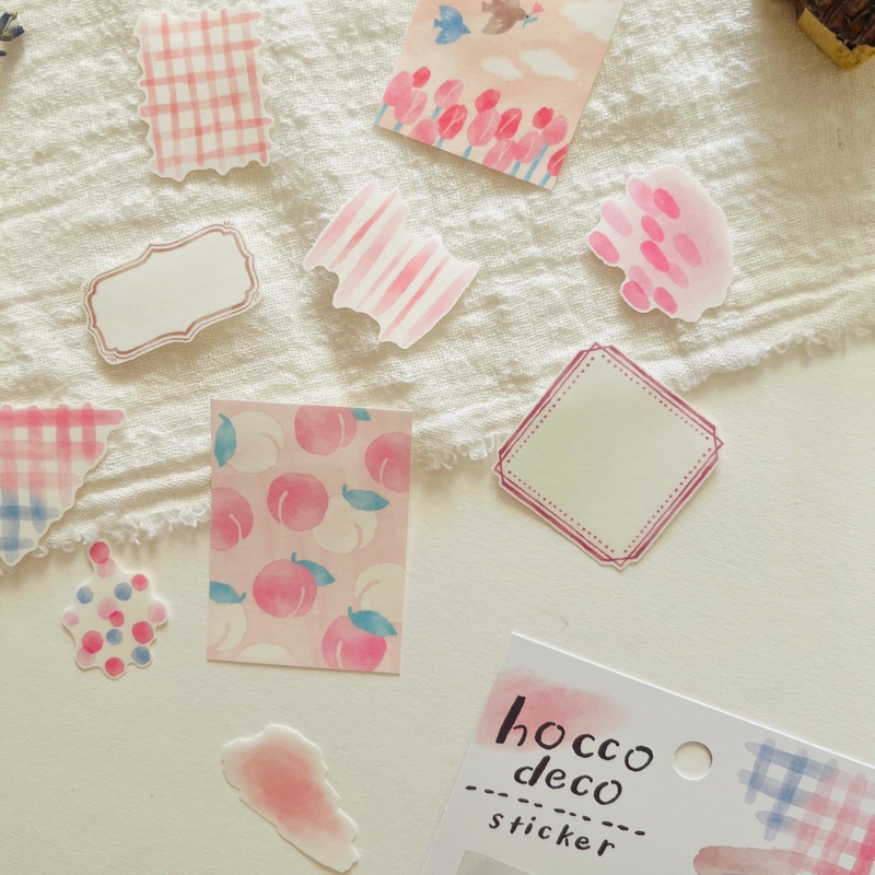 MINDWAVE Hocco Deco Flake Stickers – Pink