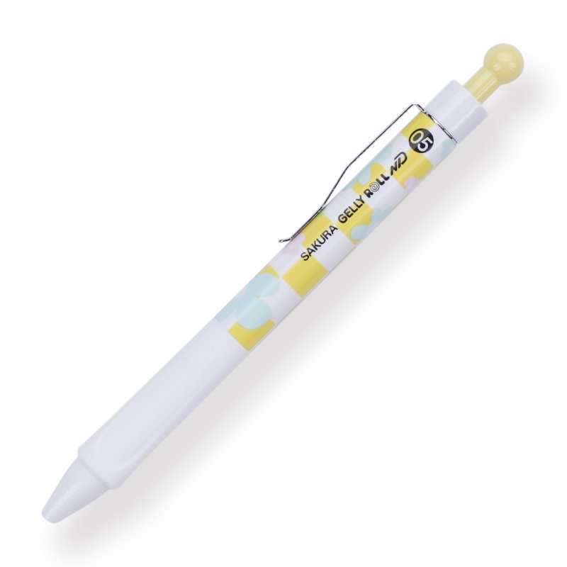Sakura Press-Type Needle Gel Pen – 0.5 mm – Yellow