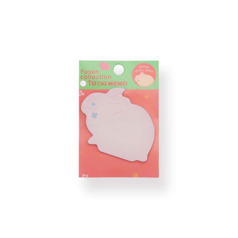 Animals Sticky Notes – Rabbit – Orange