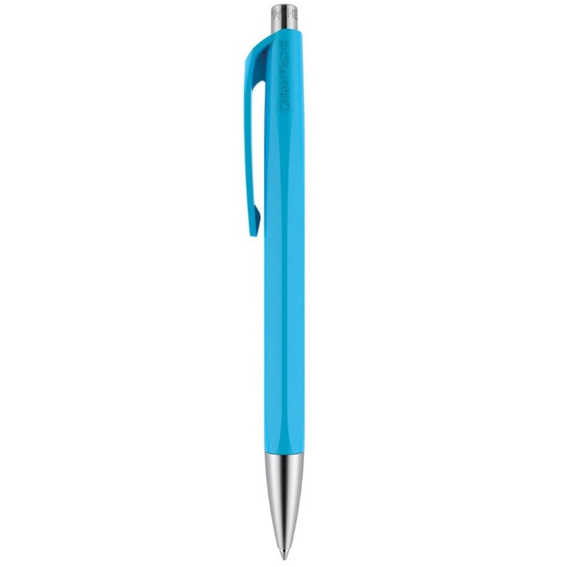 CARAN d’ACHE, Ballpoint Pen – 888 INFINITE TURQUOISE BLUE. 0.5 mm