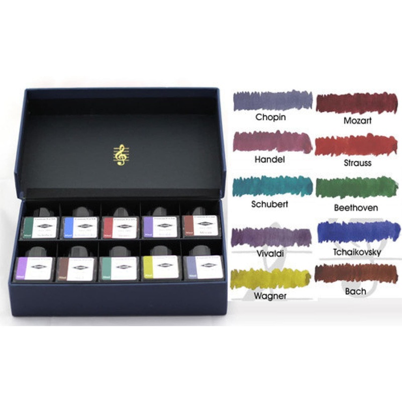 Diamine Music Bottled Ink – Set of 10 – 30 mL
