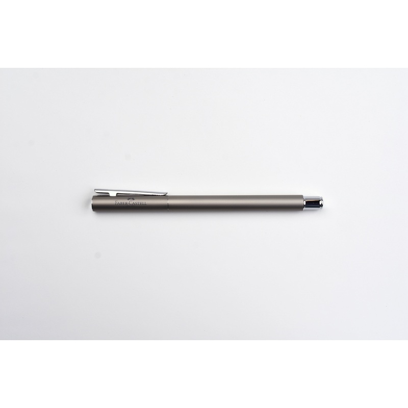 Faber-Castell – Design Neo Slim Fountain Pen – Stainless Steel Matte EF