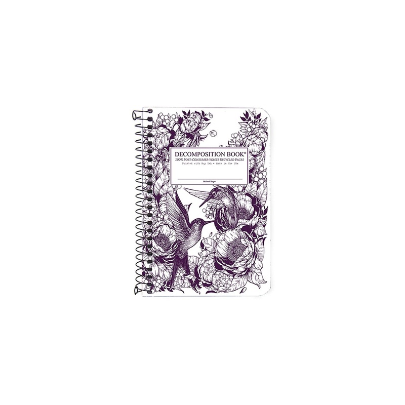 Hummingbirds Pocket Spiral Notebook