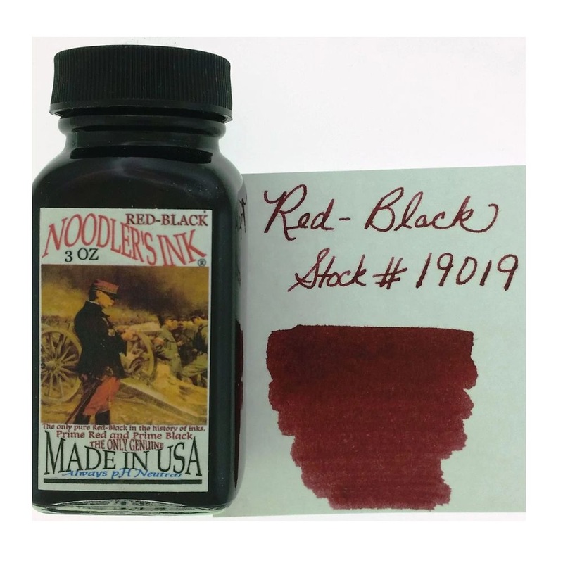 NOODLER’S, Ink Bottle – RED BLACK (88mL).