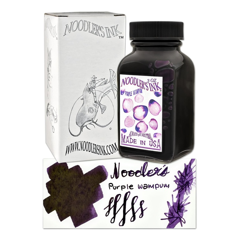 Noodler’s Purple Wampum Fountain Pen Ink – 3oz Bottle