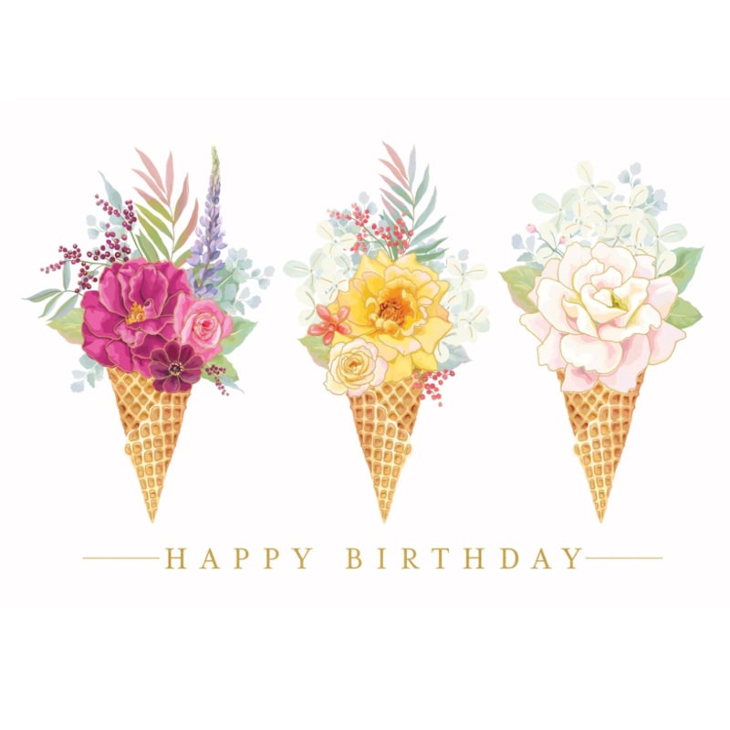 Birthday – Flower Cones