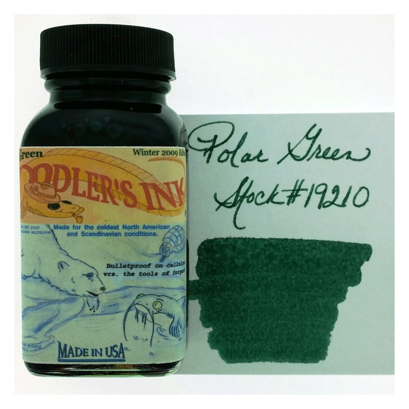NOODLER’S, Ink Bottle – POLAR GREEN (88mL).