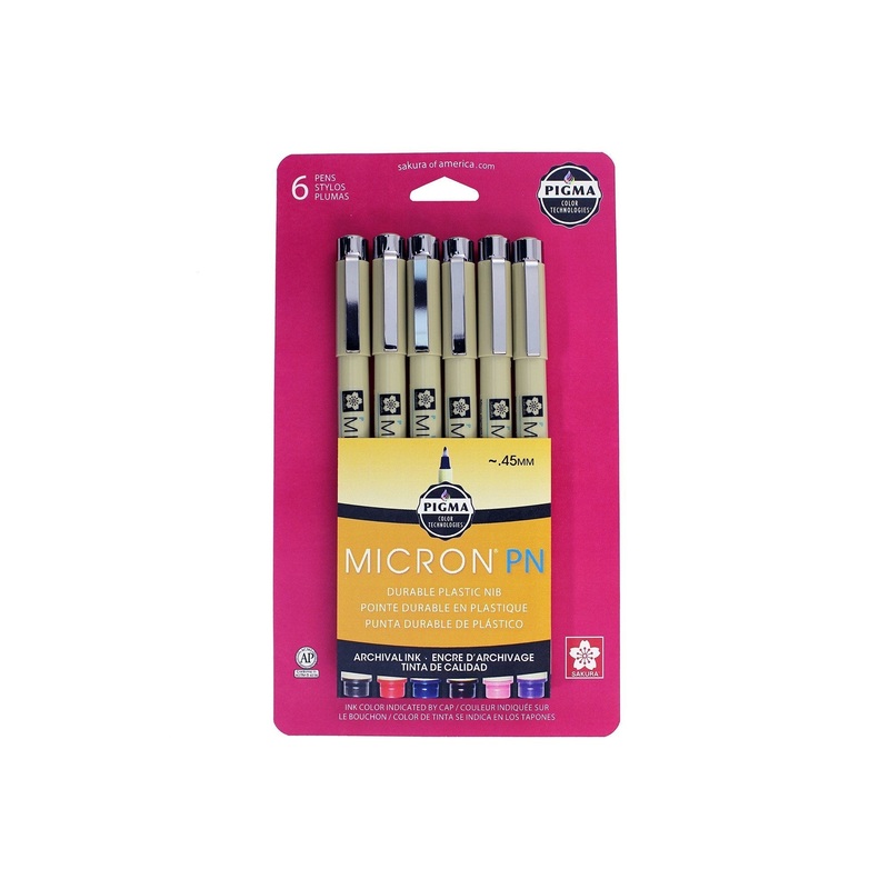 Pigma Micron PN 6 Pack
