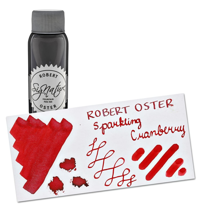 Robert Oster Shake N Shimmy Bottled Ink in Sparkling Cranberry – 50 mL