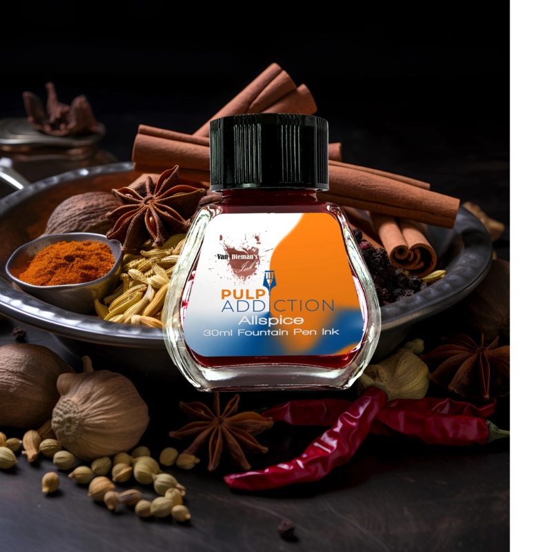 Van Dieman’s Pulp Addiction – Allspice Fountain Pen Ink