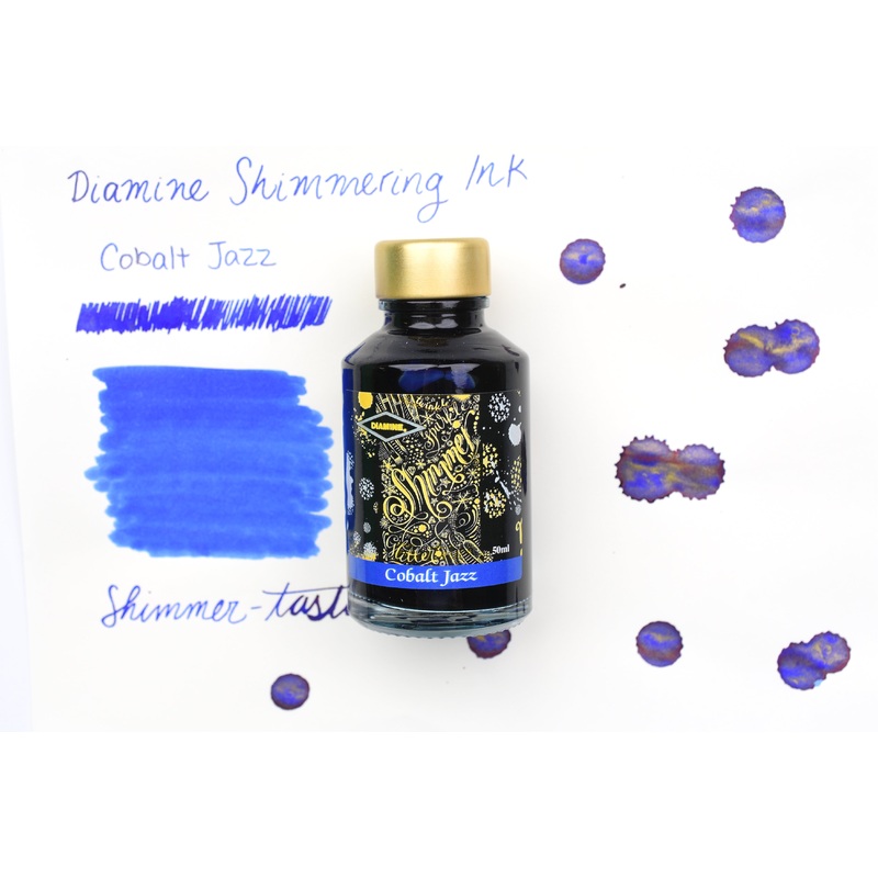 Diamine Shimmer Ink – Cobalt Jazz – 50mL